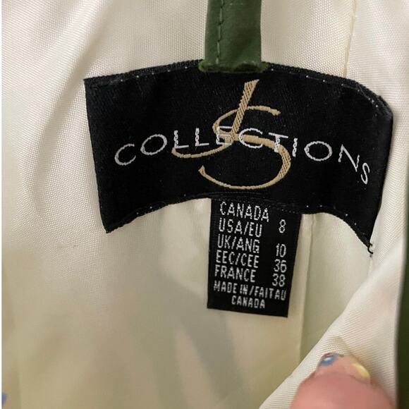 Vintage JS Collections Downton Abbey Formal Evening 90's Maxi Sequins Dress SZ 8 - Picture 3 of 6